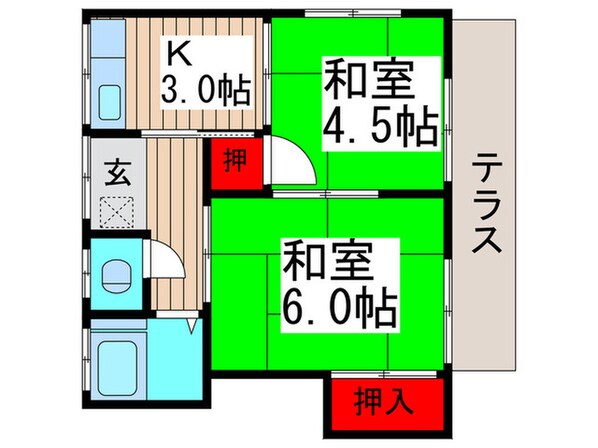 小池借家の物件間取画像